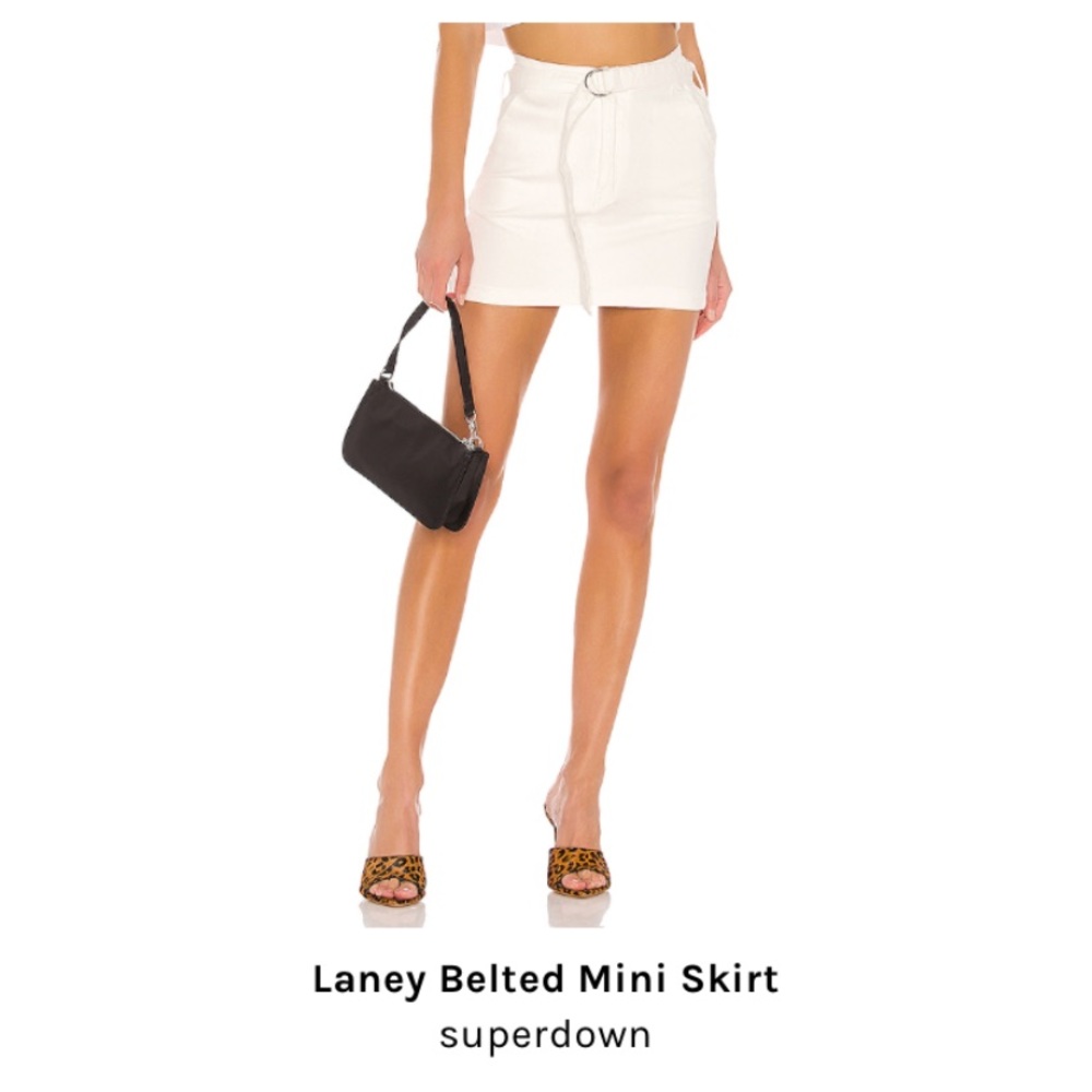 Laney Belted Mini Skirt